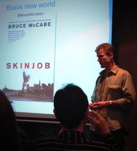 Bruce McCabe addresses National Book Bloggers Forum 2014